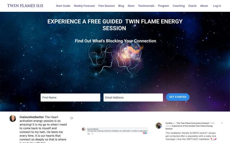 Screenshot of Twin Flames 1111