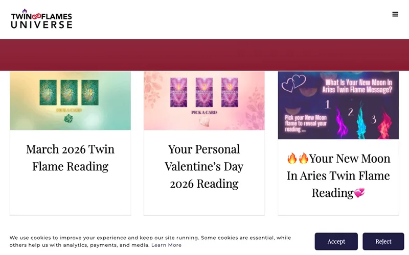 Screenshot of Twin Flames Universe