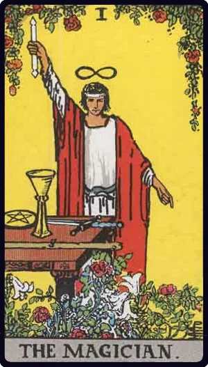 The Magician tarot card