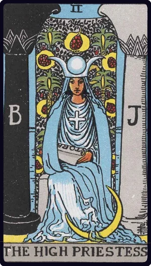 The High Priestess tarot card