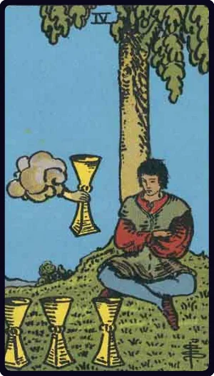 Four of Cups tarot card