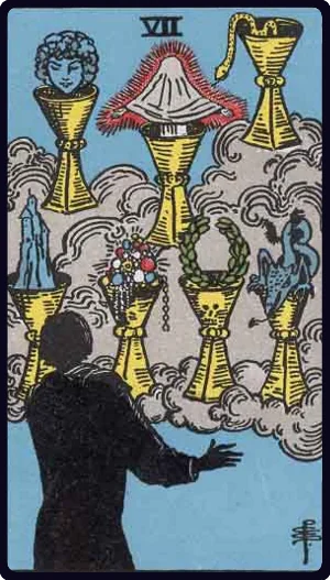 Seven of Cups tarot card