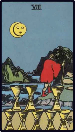 Eight of Cups tarot card