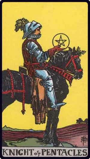 Knight of Pentacles tarot card