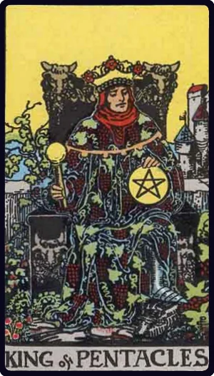 King of Pentacles tarot card