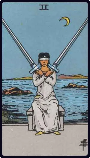 Two of Swords tarot card