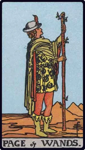 Page of Wands tarot card