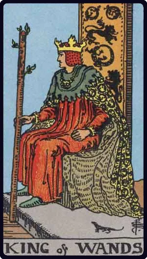 King of Wands tarot card