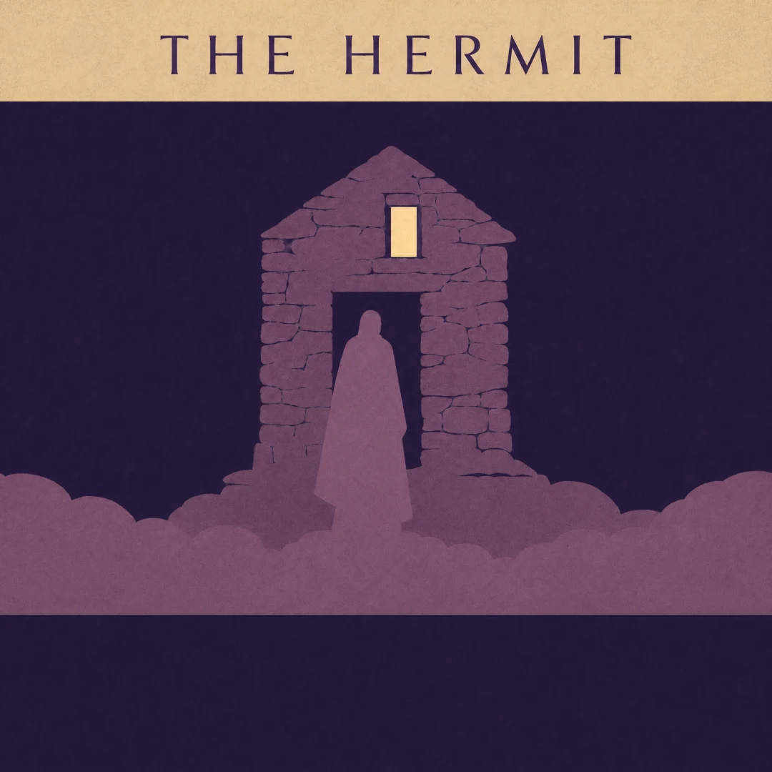 The Hermit archetype illustration