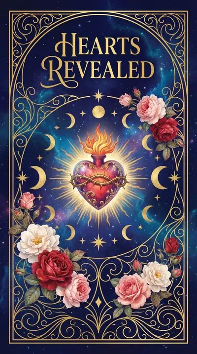 Hearts Revealed Oracle Deck — Card Back