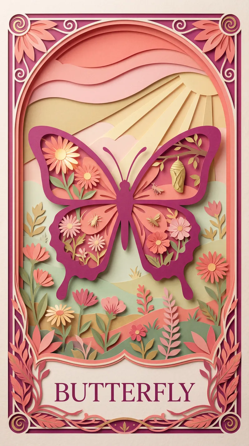 Butterfly Oracle Card