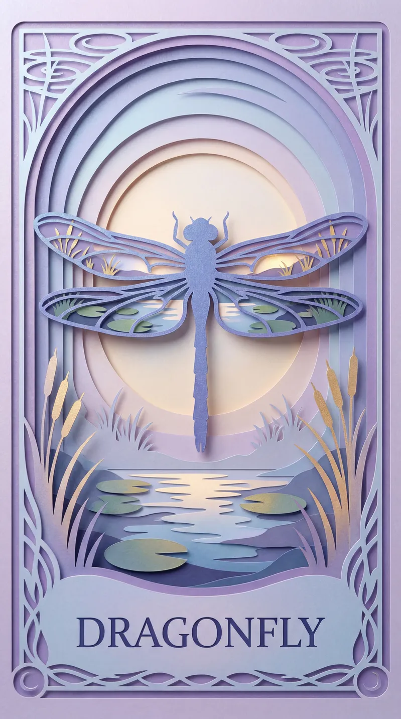 Dragonfly Oracle Card