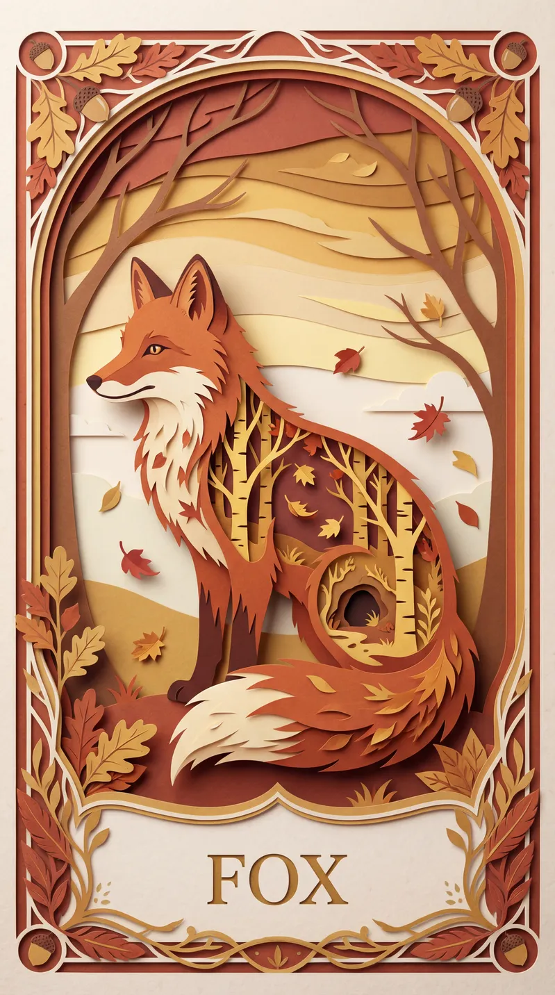Fox Oracle Card