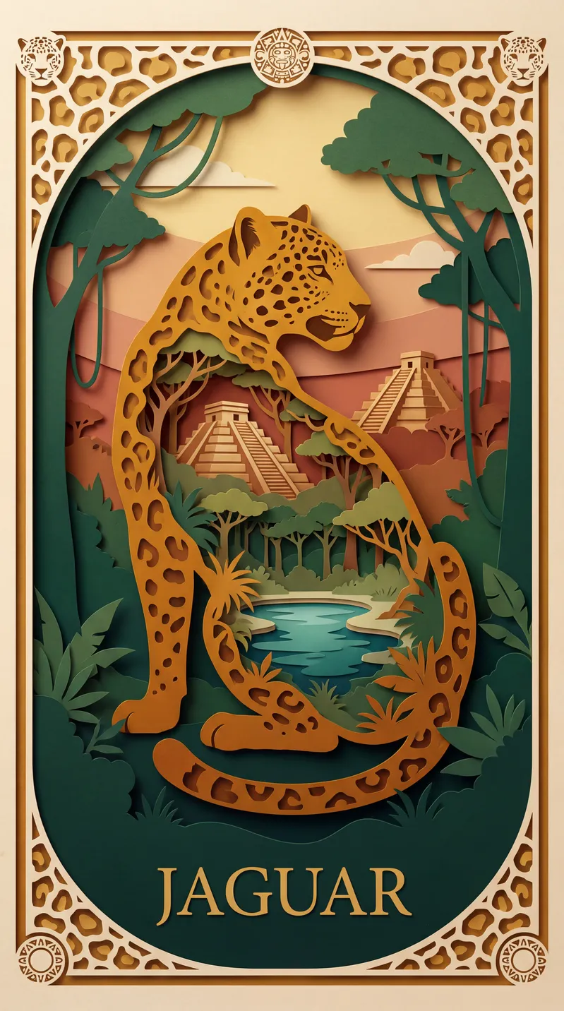Jaguar Oracle Card