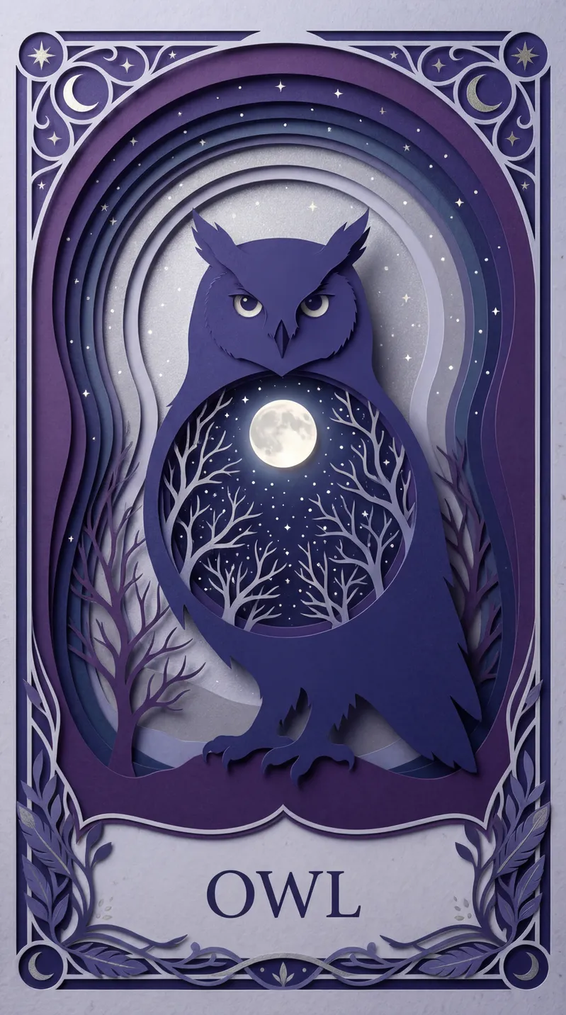Owl Oracle Card