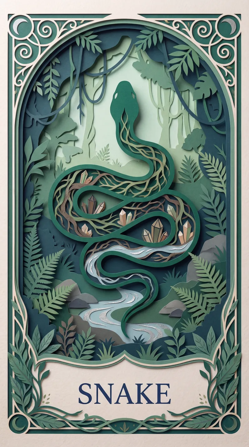 Snake Oracle Card