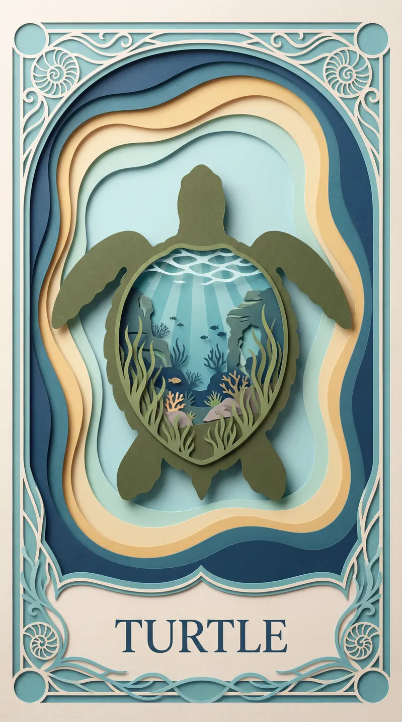 Turtle Oracle Card