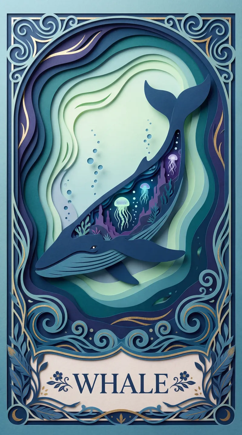 Whale Oracle Card