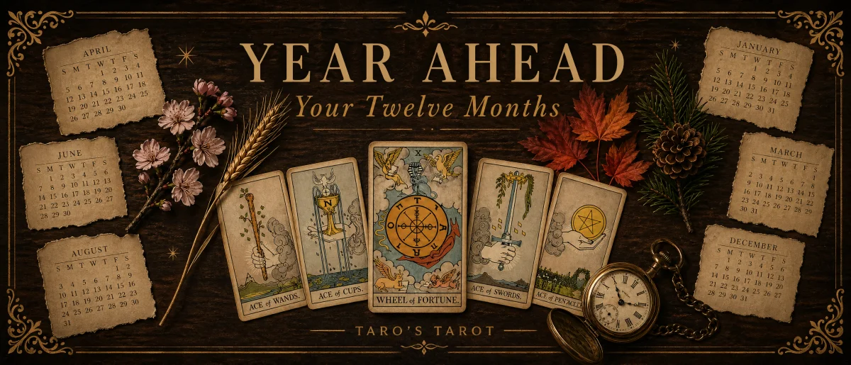 Year Ahead 12-Month Tarot Forecast