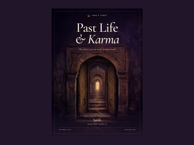 Past Life & Karmic Lessons Report