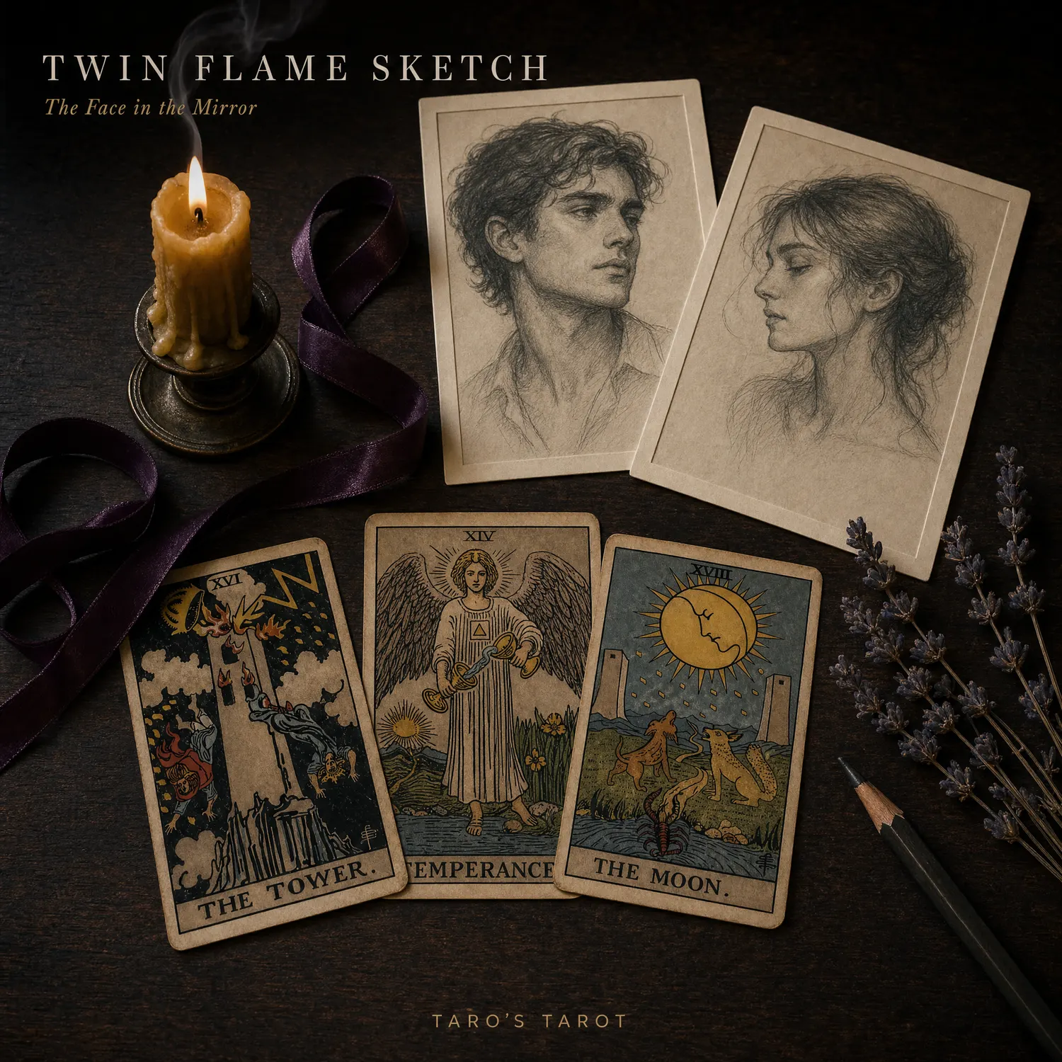 Twin Flame Sketch