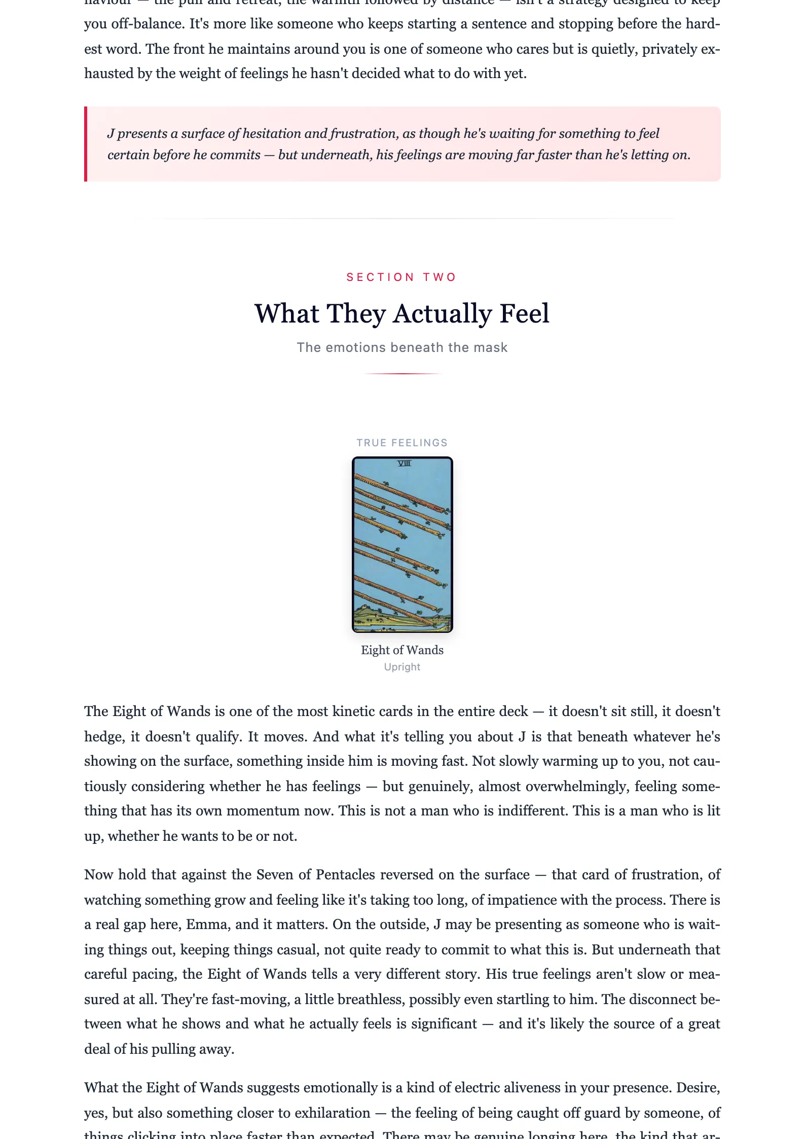 Unconscious desire page