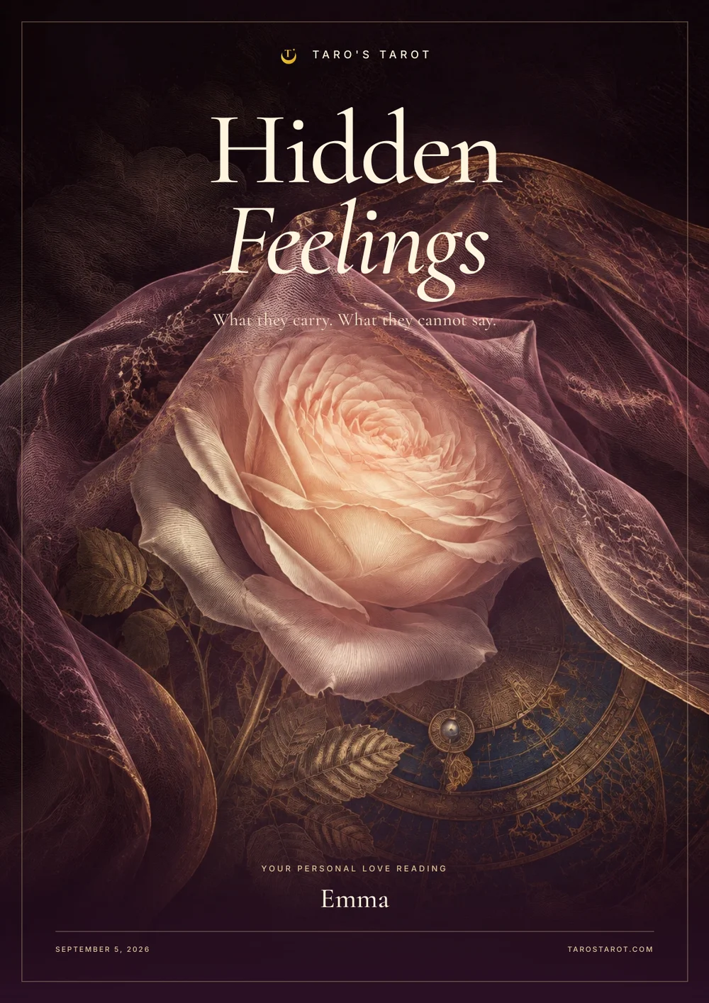 Hidden Feelings Report sample cover page