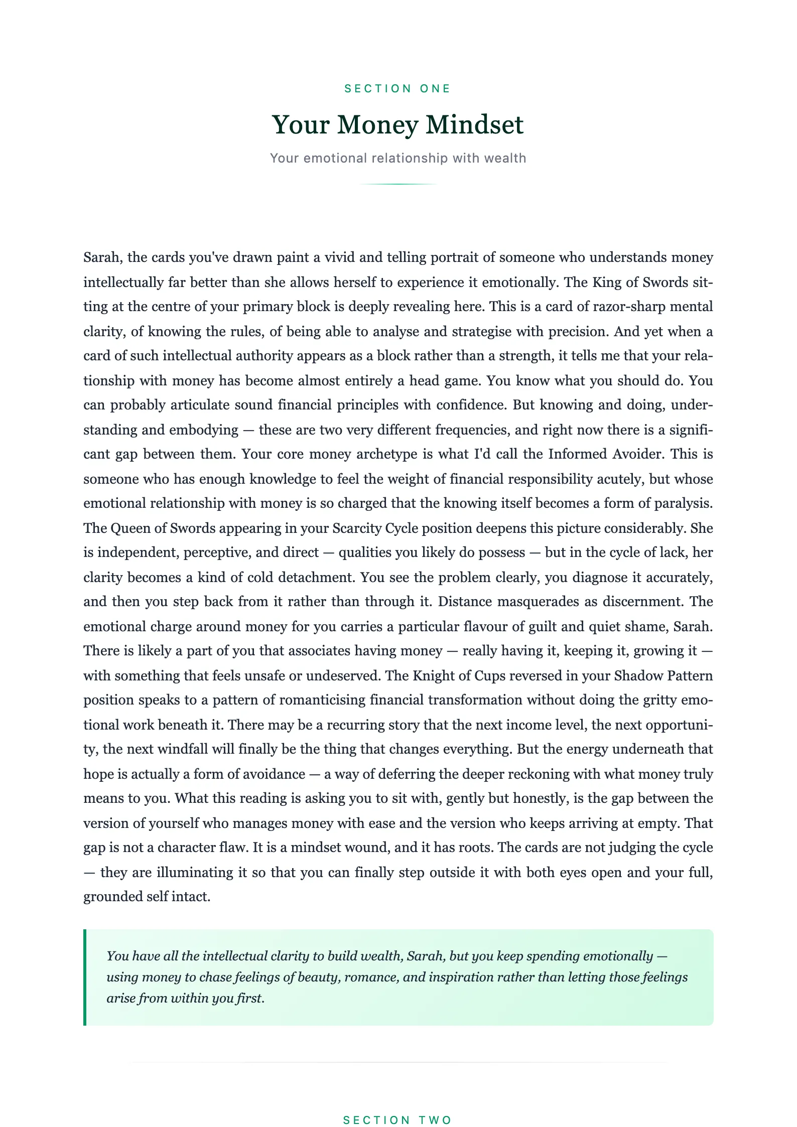 Report page 2