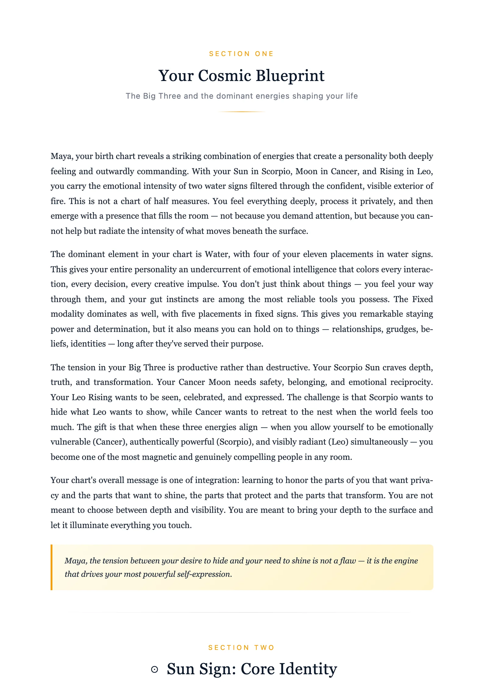 Planetary placements page