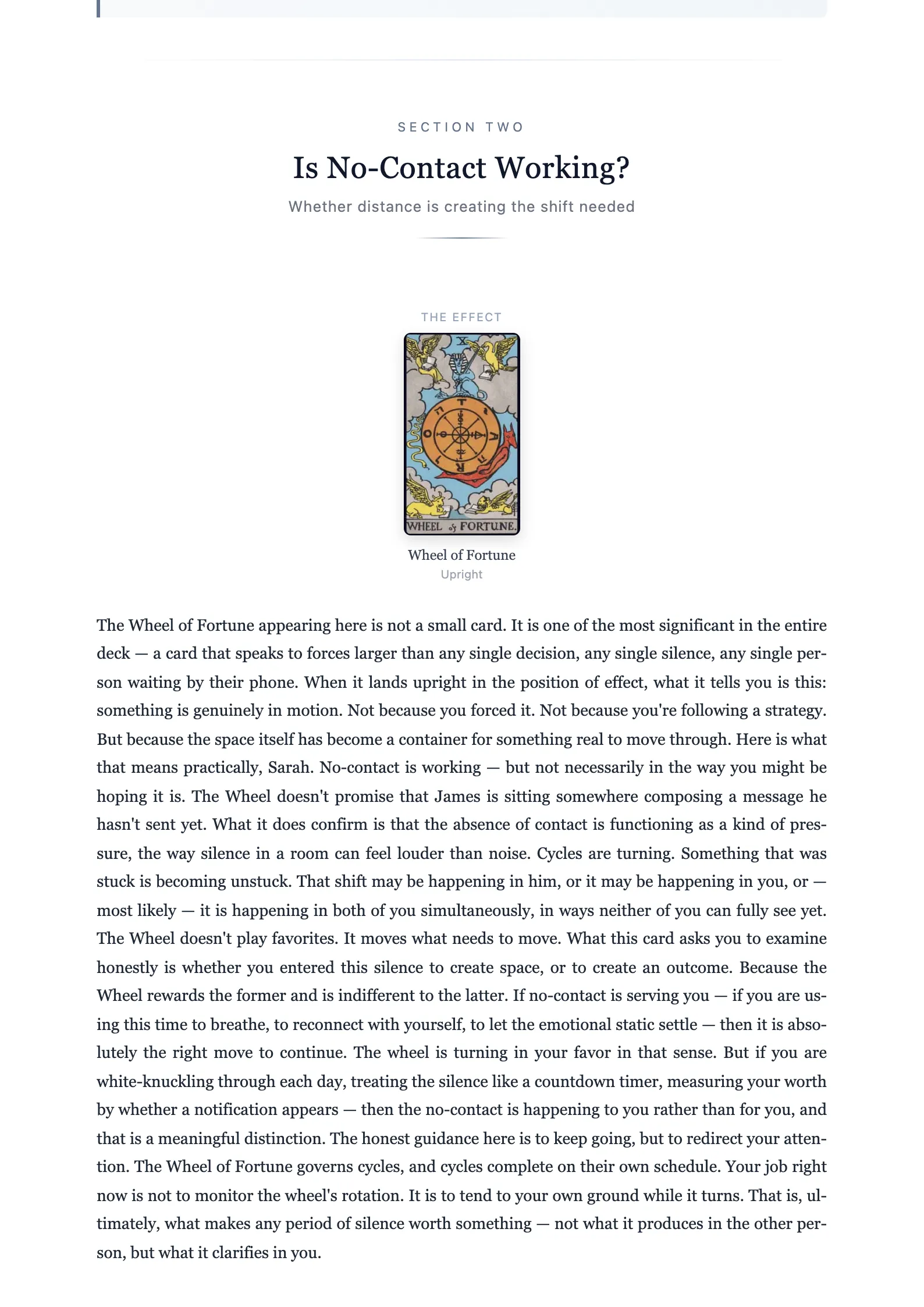 When to break silence page