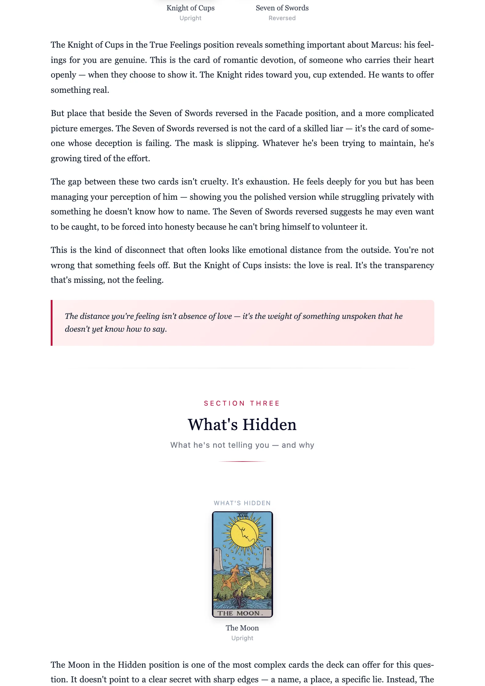 Trust assessment page