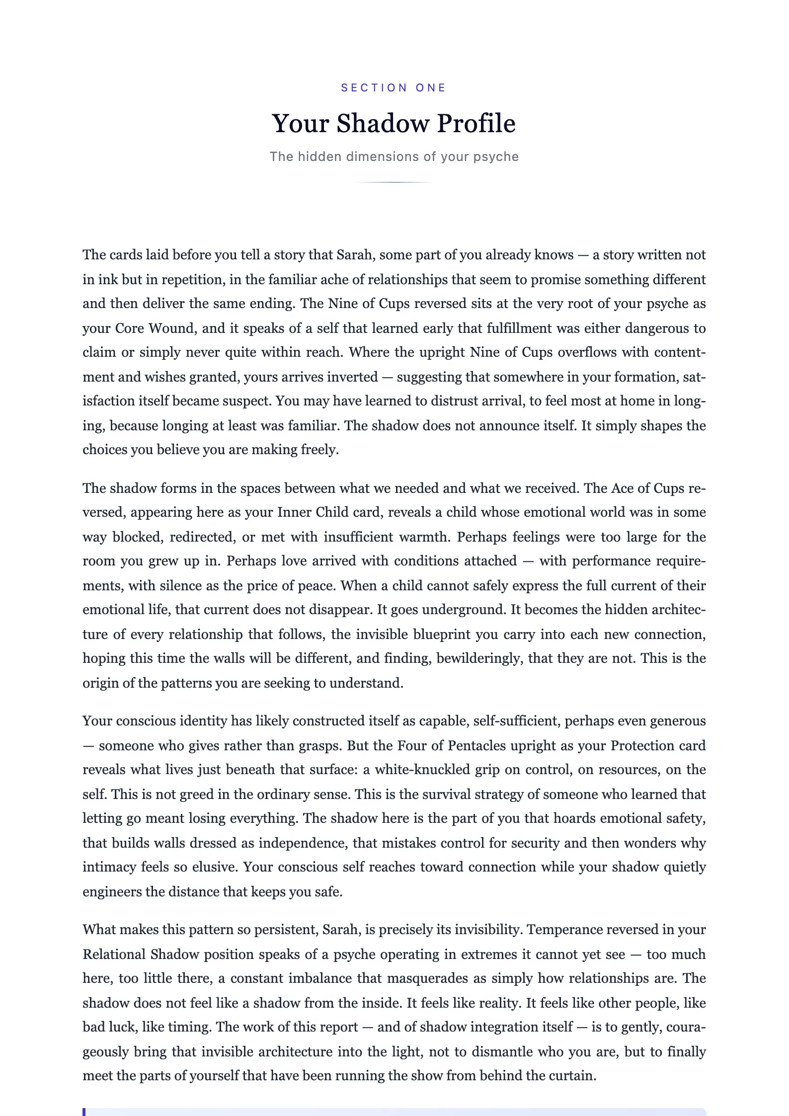 Core wound patterns page