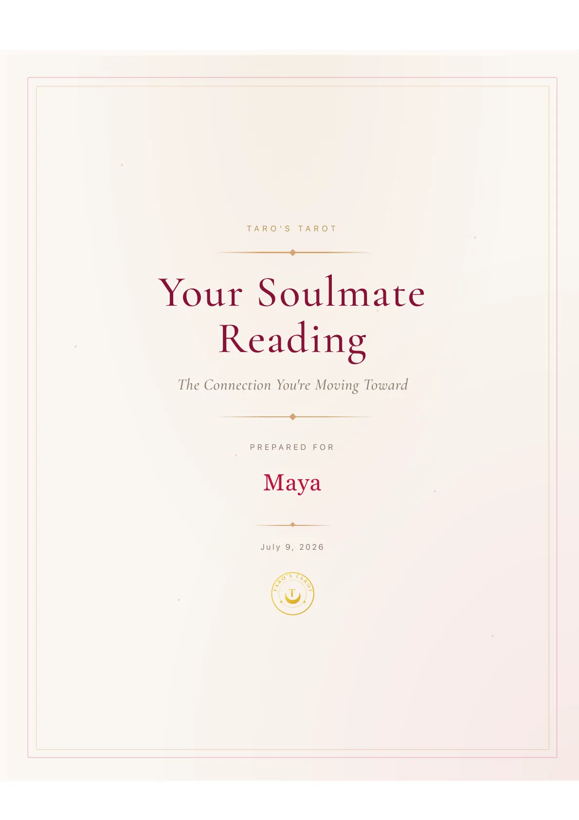 Soulmate Reading cover