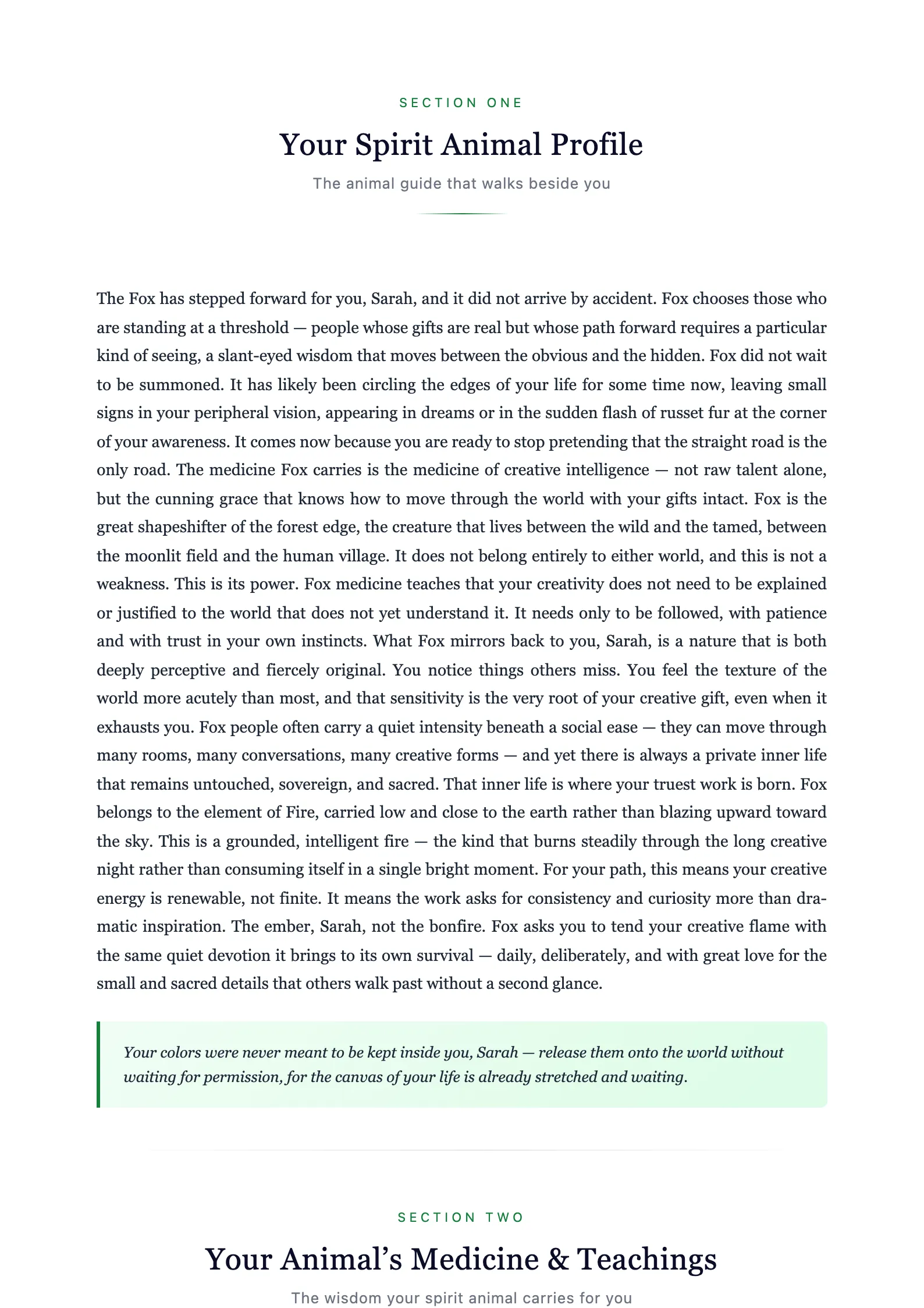 Animal medicine page