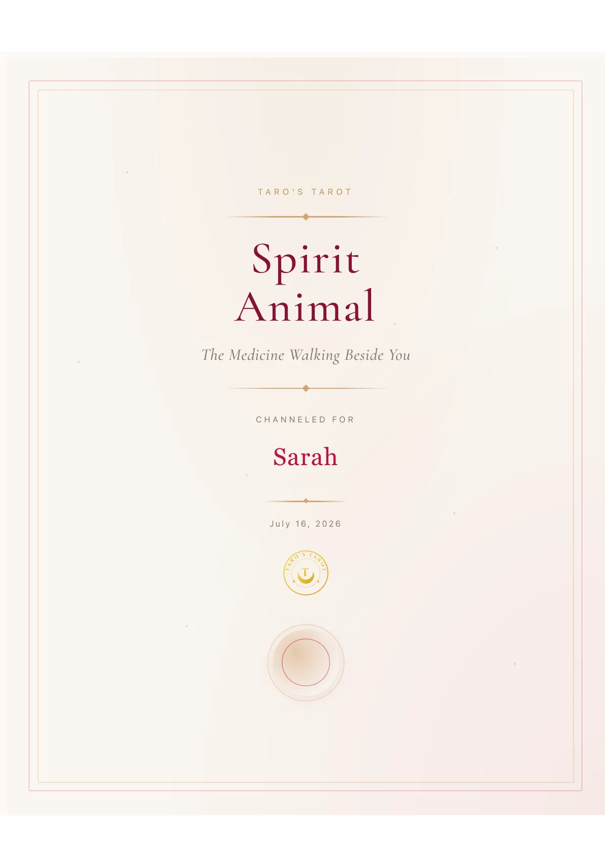 Spirit Animal Report cover