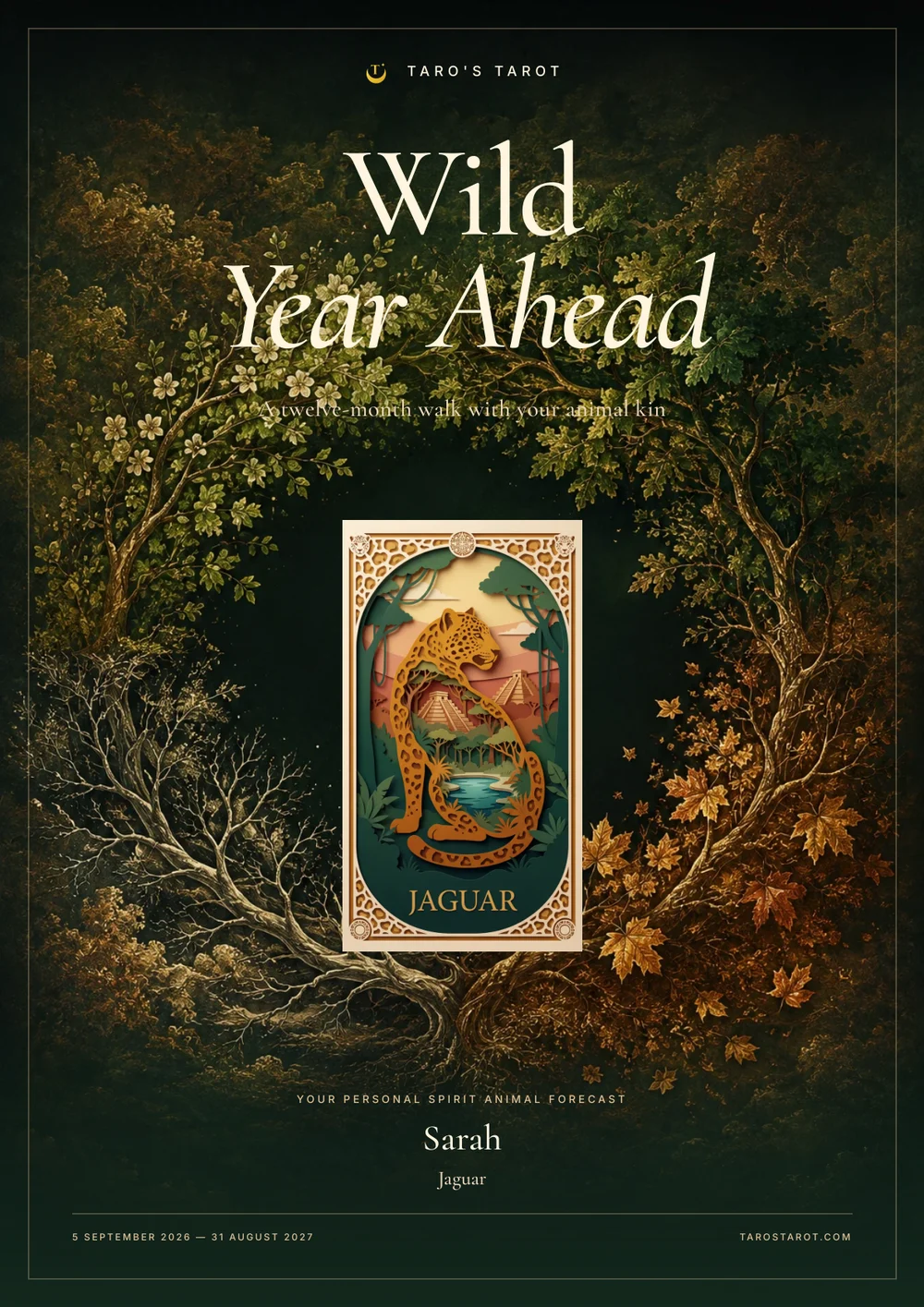 Spirit Animal Year Ahead sample cover page